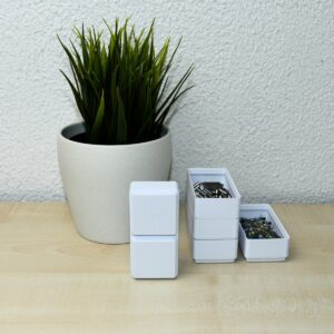 Sortierbox 1x2 - flach (Set 5 Stück)