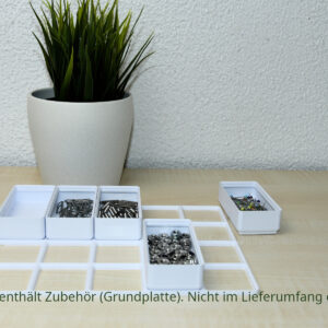 Sortierbox 1x2 - flach (Set 5 Stück)