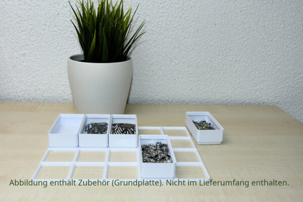 Sortierbox 1x2 - flach (Set 5 Stück)