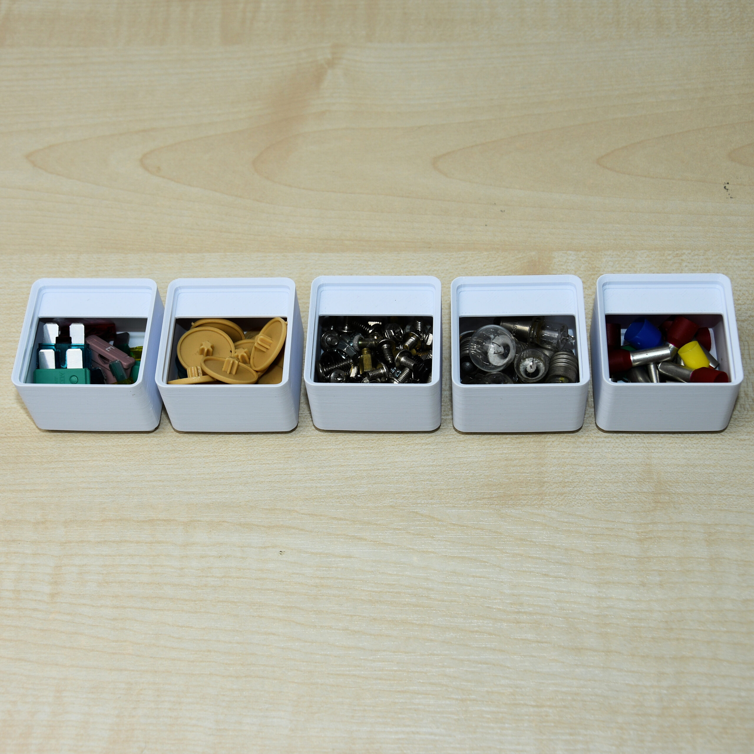 Layera Sortierbox 1x1 - (Set 5 Stück) - Layera.de