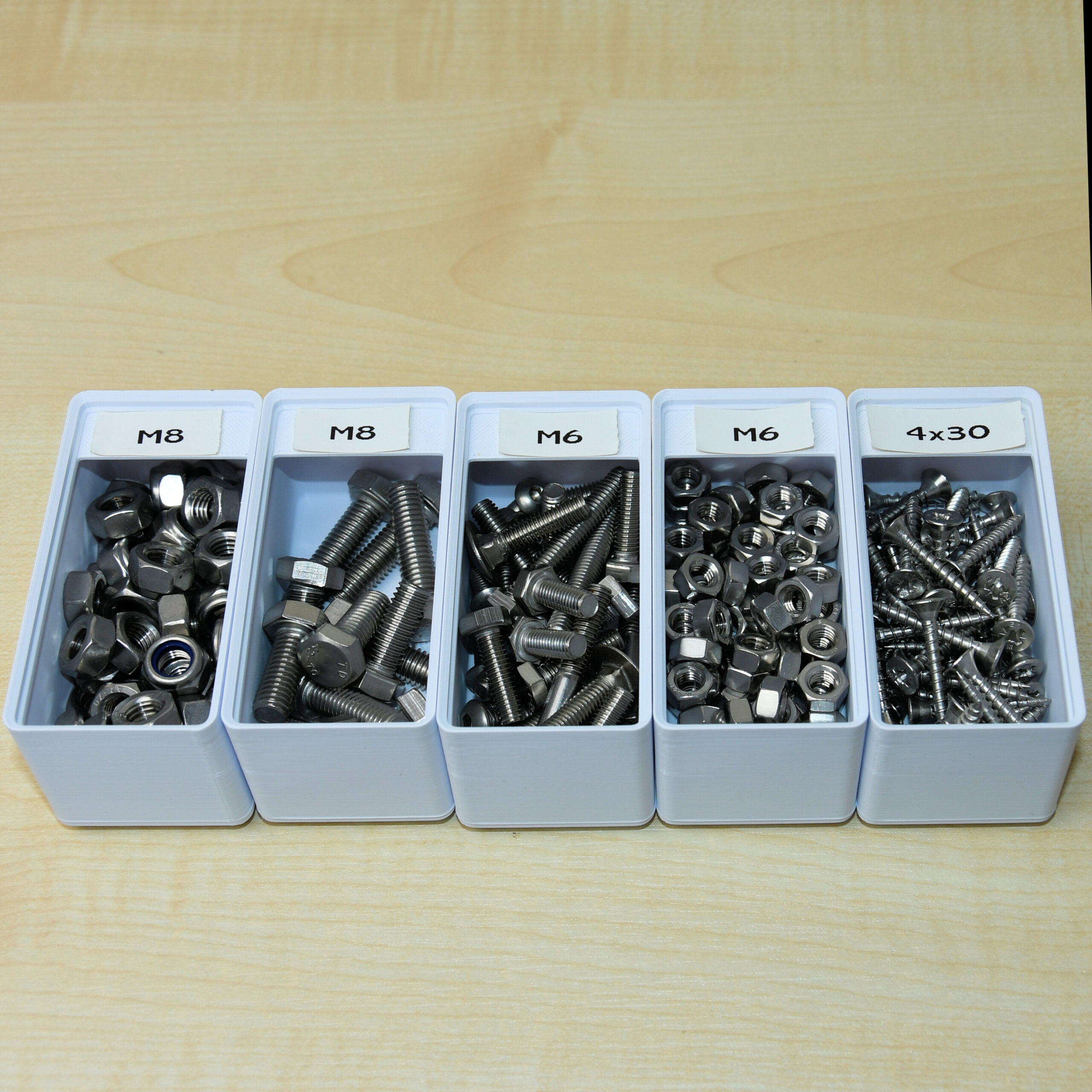 Layera Sortierbox 1x2 - hoch (Set 5 Stück) - Layera.de