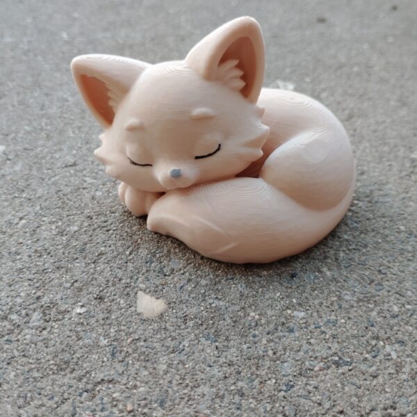 Stoffgewicht Fuchsi Fuchs – beige, schlafend, handcoloriert