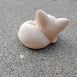 Stoffgewicht Fuchsi Fuchs – beige, schlafend, handcoloriert